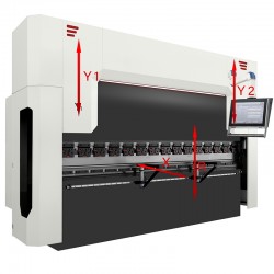 Hydraulische Abkantpresse CORMAK CNC ULTIMATE 4+1 200×2500 DA-53TX - 