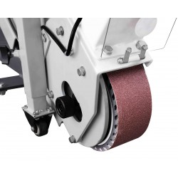 Mobiler Bandschleifer CORMAK PSM75DC  mit Absaugung - für Metall, Blech, Schweißnähte und Böden - 