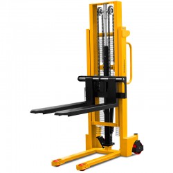 WRHS 1025 Mast Pallet Stacker with Adjustable Forks 2.5m 1t - 