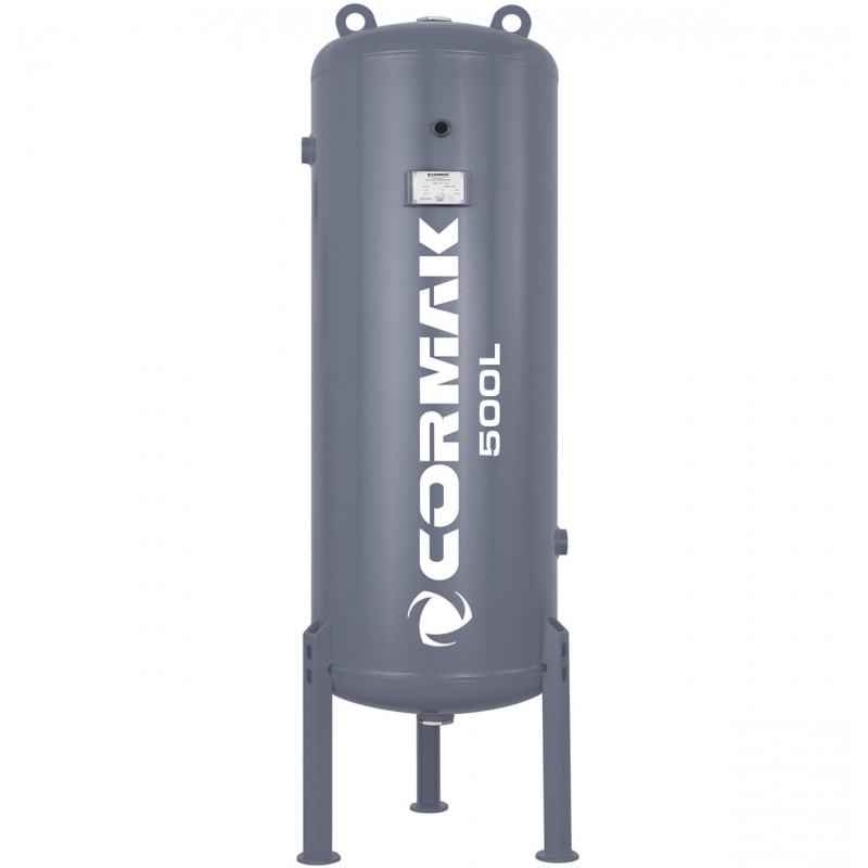 Serbatoio verticale in pressione per aria compressa per compressore CORMAK 11bar 500L - 