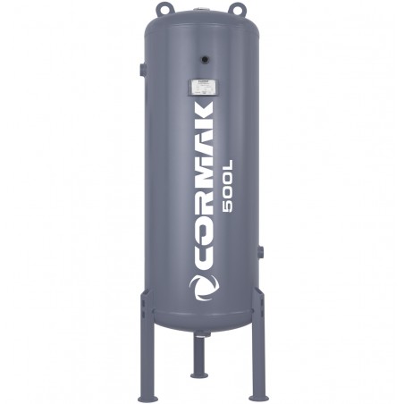 Serbatoio verticale in pressione per aria compressa per compressore CORMAK 11bar 500L