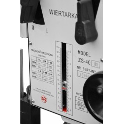 CORMAK ZS-40HS industrial gear drill + set of threading holders - Column drilling machine CORMAK ZS-40HS
