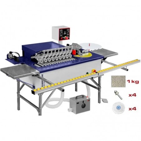 Plaqueuse de chants encolleuse à coller stationnaire  CORMAK EBM120 230V + Aspirateur