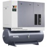 Satz Schraubenkompressor LUFT 1000 COMPACT 7,5 kW – 950 L/min mit Kältetrockner und 500 L Druckluftbehälter