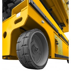 Zwyżka nożycowa elektryczna podnośnik nożycowy PNE12 (udźwig 320kg, podnoszenie 12m) - 