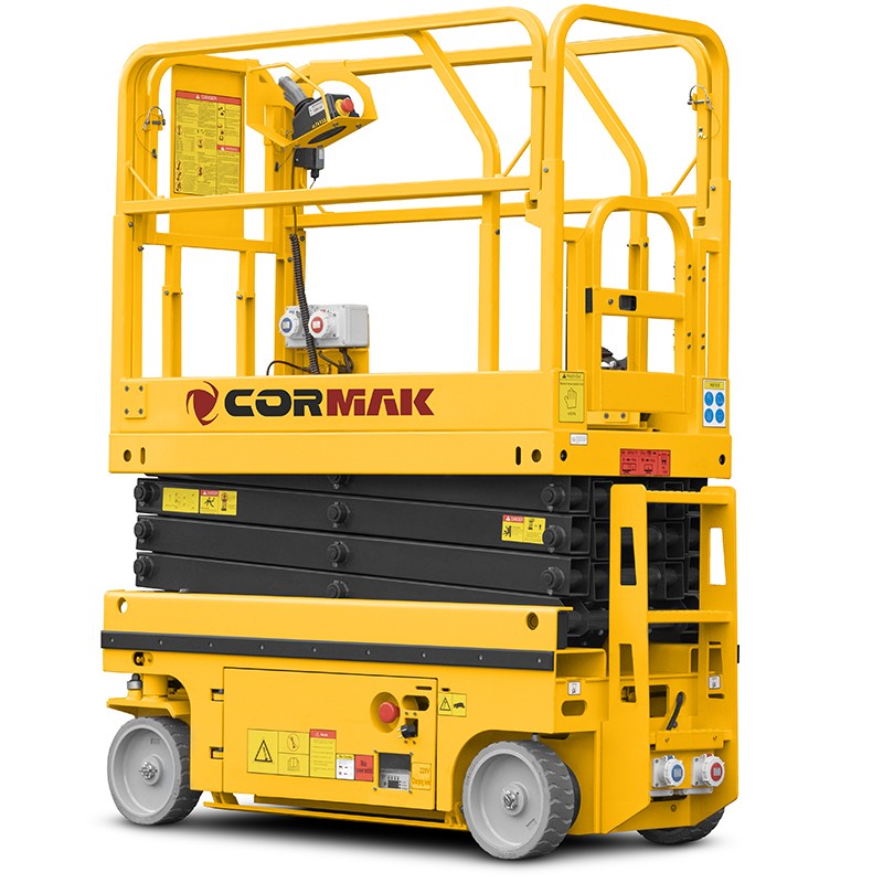 Zwyżka nożycowa elektryczna podnośnik nożycowy PNE6 (udźwig 230kg, podnoszenie 6m) - 