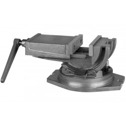 Morsa da macchina inclinabile e orientabile CORMAK 125mm QHK125 - Imadło maszynowe pochylne kołyskowe 125 mm