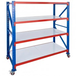 Rayonnage d'entrepôt mobile RMM190822/4 (1900x800x2200mm) - 