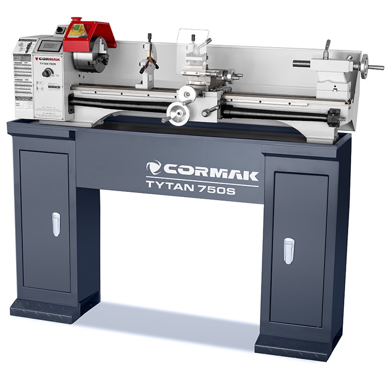 Conventional Universal Lathe CORMAK TYTAN 220x750S VARIO 230V with Stand - 