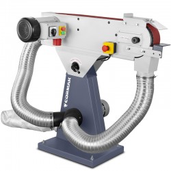 Meuleuse à bande pour métal CORMAK SM75DC avec aspiration - 