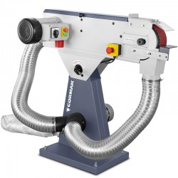 Levigatrice a nastro per metallo CORMAK SM75DC con aspirazione - 