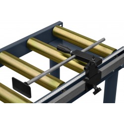 Roller Conveyor 1m with 6 Rollers and Length Stop CORMAK - Roller tables 1 m with longitudinal fence