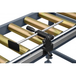 Roller Conveyor 1m with 6 Rollers and Length Stop CORMAK - Roller tables 1 m with longitudinal fence