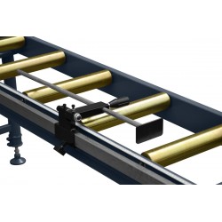 2 m Rollen-Zuführung mit Längenanschlag - Rollenbahnen 2m mit Längenanschlag