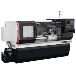 CNC-DREHMASCHINE 400x1000 HYDRAULIKFUTTER 6 WERKZEUGE SIEMENS SINUMERIK 808D - 