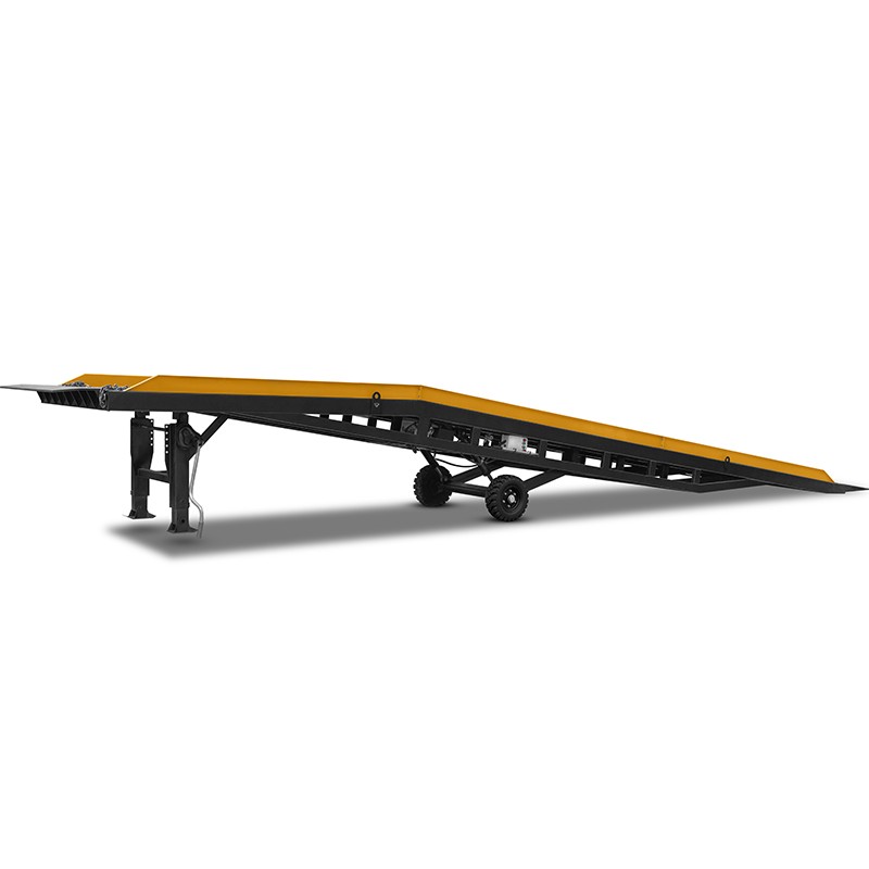 Mobile loading ramp 8 tons (electric lifting) - Mobile loading ramp 8 tons (electric lifting) -