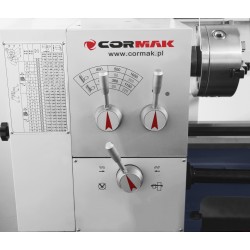 Conventional Universal Metal Lathe CORMAK 330x700 with Stand and Cutting Tools - 