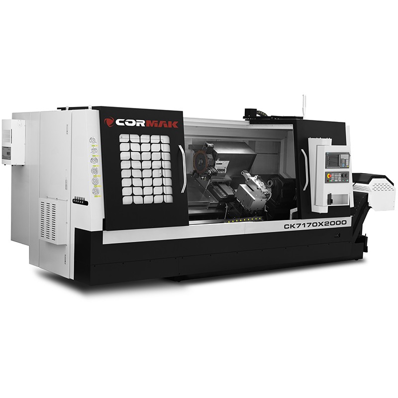 TOKARKA CNC CK7170X4000 HYDRAULICZNY UCHWYT 12 NARZĘDZI SIEMENS SINUMERIK 808D | Producent CORMAK