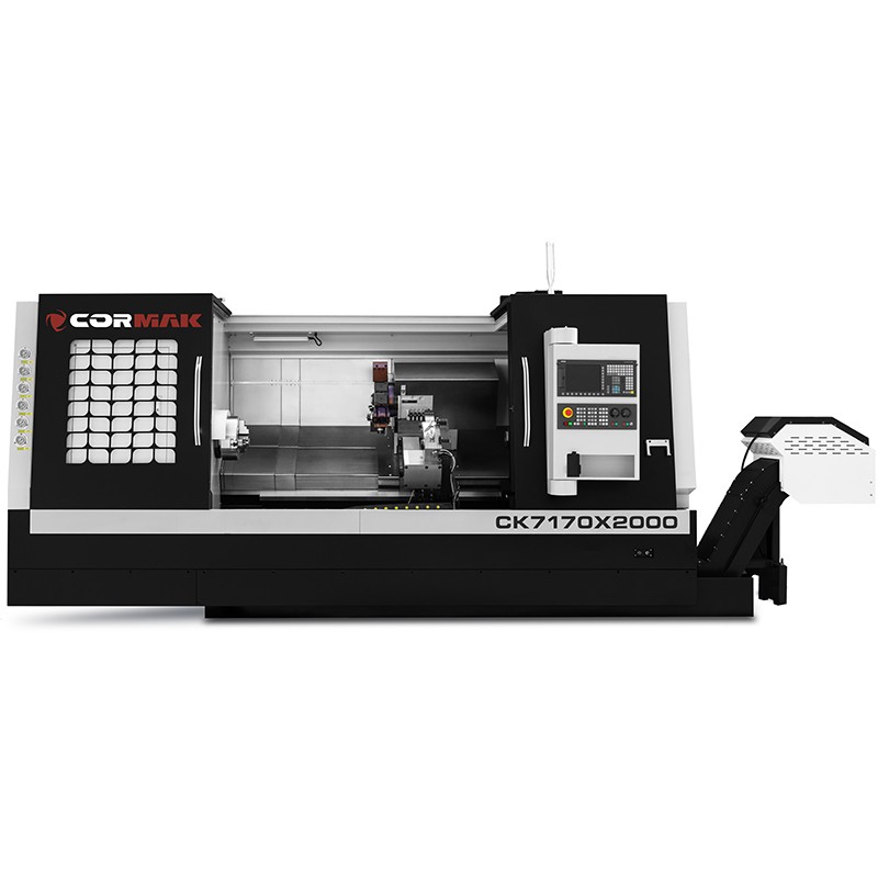 TOKARKA CNC CK7160X4000 HYDRAULICZNY UCHWYT 12 NARZĘDZI SIEMENS SINUMERIK 808D | Producent CORMAK