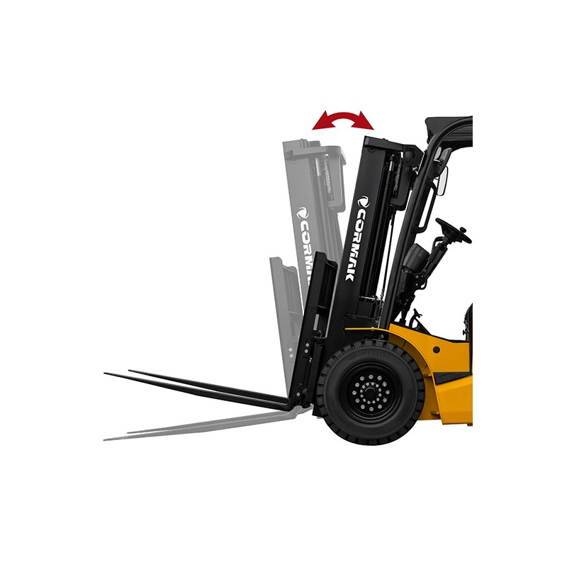 Elektryczny wózek widłowy masztowy WS25E30 DUPLEX (udźwig 2500 kg, podnoszenie 3000 mm)
