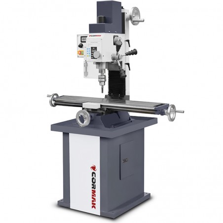 Fräs- und Bohrmaschine CORMAK HK25L VARIO mit Maschinenuntergestell