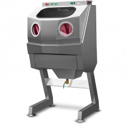 Nassstrahlkabine aus Edelstahl INOX KDPM190 - 