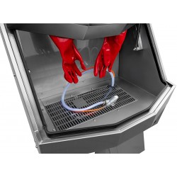 Nassstrahlkabine aus Edelstahl INOX KDPM190 - 