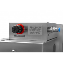 Nassstrahlkabine aus Edelstahl INOX KDPM190 - 