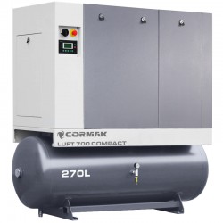 Set LUFT 700 COMPACT Screw compressor + Air dryer N10S + Tank 270l - 