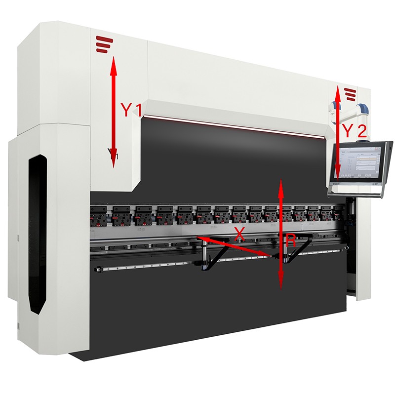 Prasa krawędziowa hydrauliczna CORMAK CNC ULTIMATE 4+1 130×3200 DA-66T