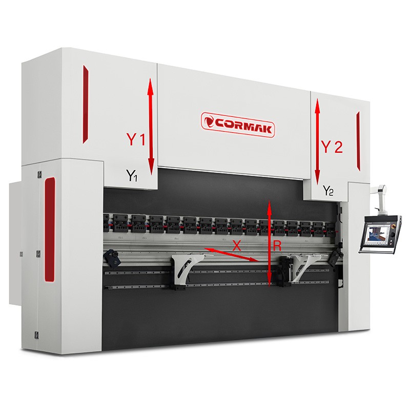Prasa krawędziowa hydrauliczna CORMAK CNC SERVO ELITE 40×1600 DA-53TX | Producent CORMAK