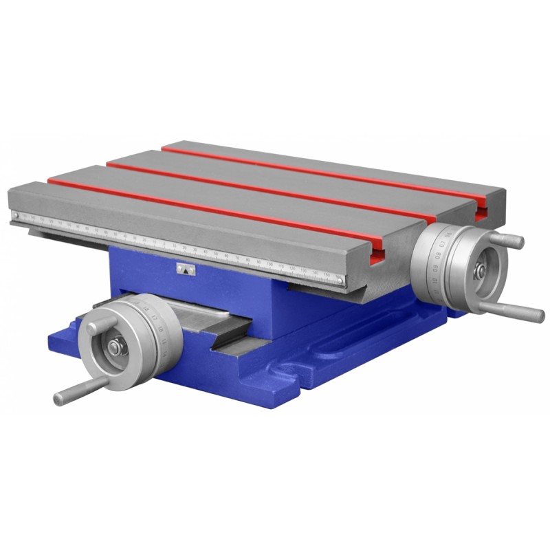 Tavola a croce di precisione CORMAK KP203 330x220mm per trapani e fresatrici - Stół krzyżowy 330X220 mm