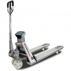 Stainless Steel Pallet Truck with Electronic Scales CORMAK SP2000-304 2000kg (Electric Lift and Drive) - 
