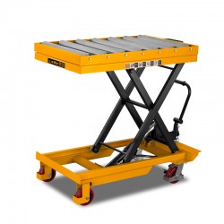 Scherenhubtisch CORMAK TA50R mit Rollentisch (Tragkraft 500kg, Hubhöhe 1000mm) - 