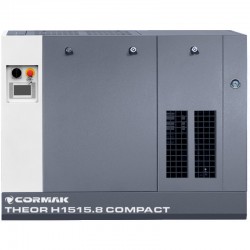 High-Pressure Screw Compressor with Dryer CORMAK THEOR H1515.8 COMPACT 15.8bar 15kW for Fiber Laser Cutters - 