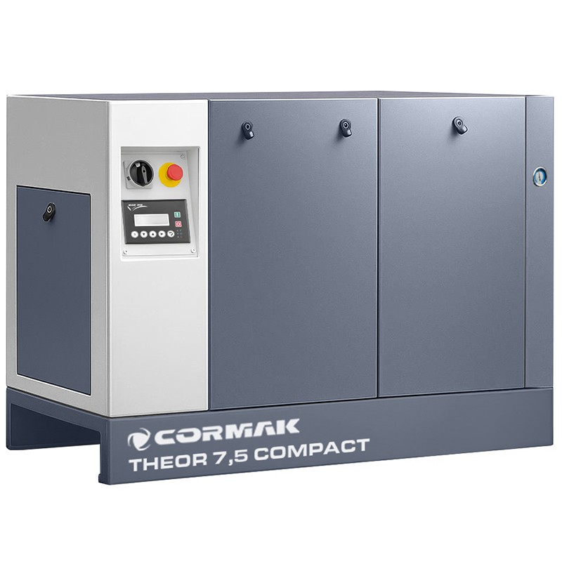 Schraubenkompressor mit Kältetrockner CORMAK THEOR 7,5 10bar 650L/min 5.5kW - 