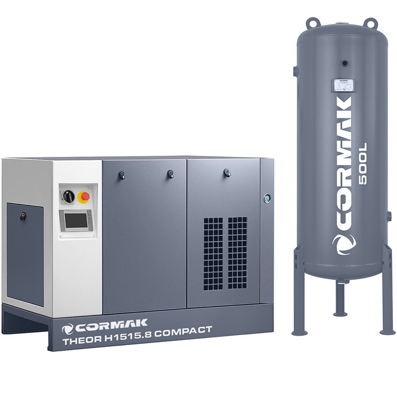 High-Pressure Screw Compressor CORMAK THEOR H1515.8 COMPACT 15kW 15.8bar 500L - 