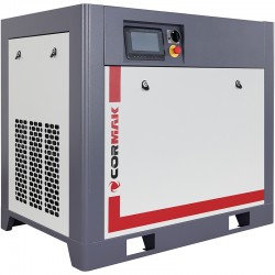Compressore a vite con inverter THEOR 30 - 22kW - 3200L/min + Essiccatore frigorifero N30S + Serbatoio a pressione 1000L - 