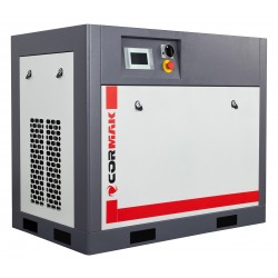 Screw Compressor Set CORMAK THEOR 20 INVERTER – 15kW – 2000L/min with CORMAK IZBERG N20S Air Dryer and 1000L Vertical Air Tank - 