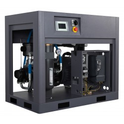 Compressore a vite con inverter THEOR 20 - 15kW - 2000L/min + Essiccatore IZBERG N20S + Serbatoio 1000L - 