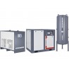 Groupe compresseur THEOR 50 avec inverter - 37kW - 7000 L/min. + déshumidificateur IZBERG N75S + cylindre vertical 1000L