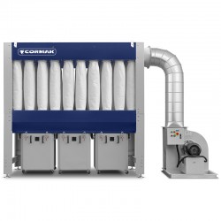 Aspirateur industriel pour poussières et copeaux de bois CORMAK DCV11000PM - 