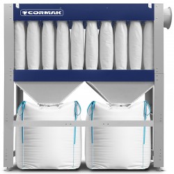 Odciąg przemysłowy do pyłów i wiórów drzewnych CORMAK DCV11000BB BIG-BAG - 