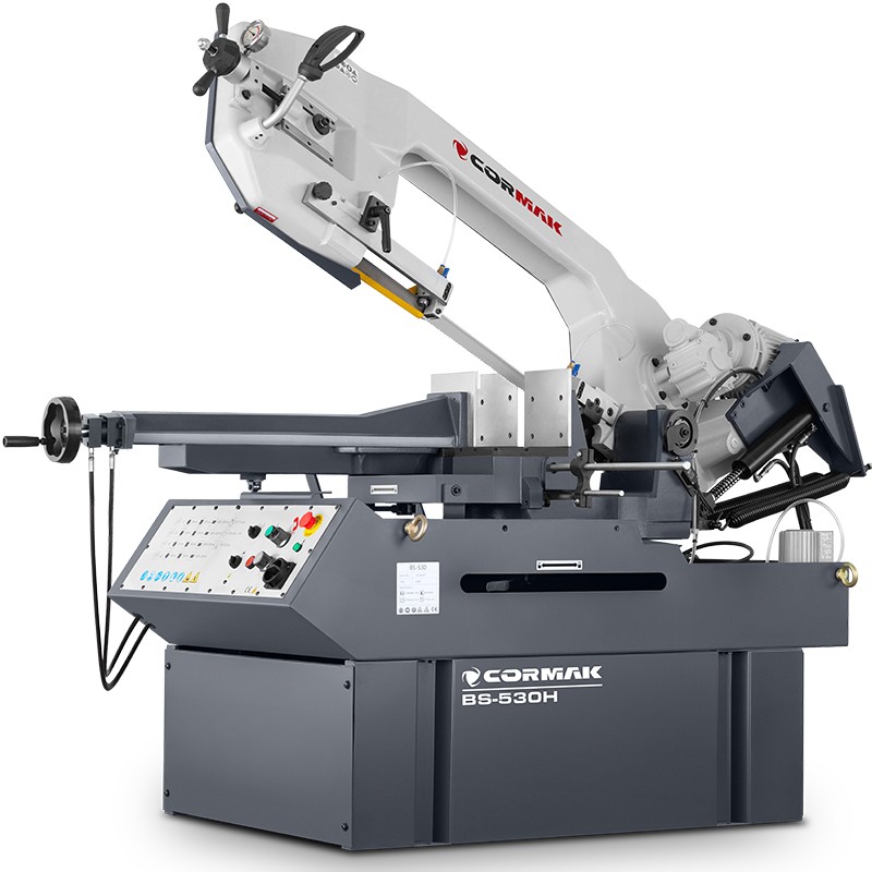 Halbautomatische Bandsäge für Metall CORMAK BS530H - 