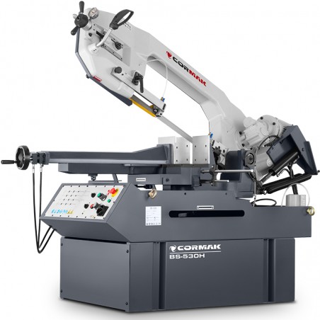 Halbautomatische Bandsäge für Metall CORMAK BS530H