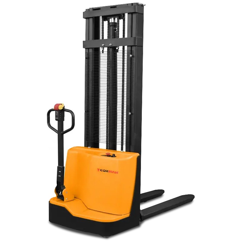Electric Pallet Stacker CORMAK Q10E33 (1000kg, 3300mm lift height) - 