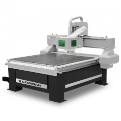 Router CNC CORMAK C1212 PREMIUM 1200x1200 con Tavolo Ibrido - 