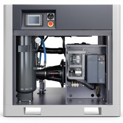 Compressore a vite con inverter CORMAK LUFT 1500 - 11kW - 1580L/min + Essiccatore frigorifero N20S + Serbatoio verticale 500L - 