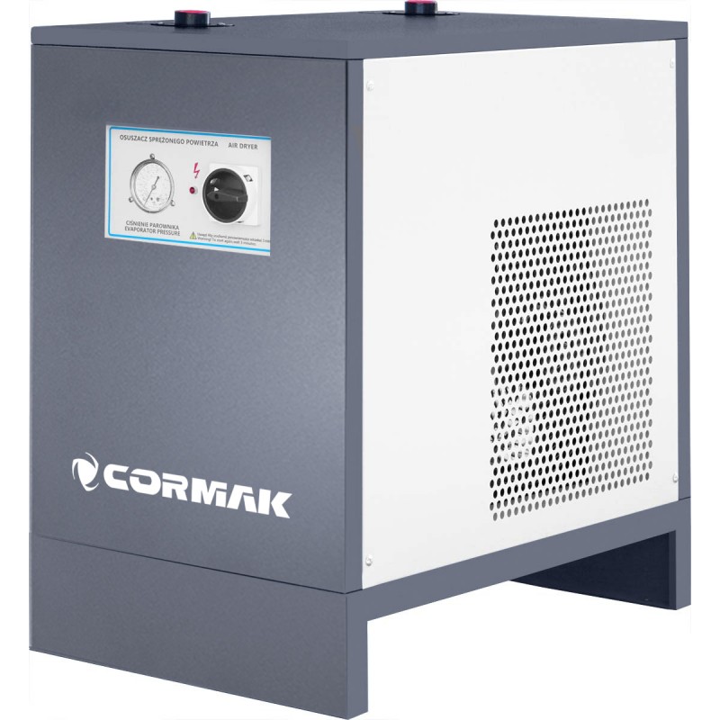 Sprężarka śrubowa LUFT 1500 VSD 11kW 1580 l/min + osuszacz + zbiornik 1000L | CORMAK