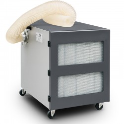 Extracteur de copeaux et de matériaux de remplissage MDC1500 + tuyau de 3 m 100 mm - 